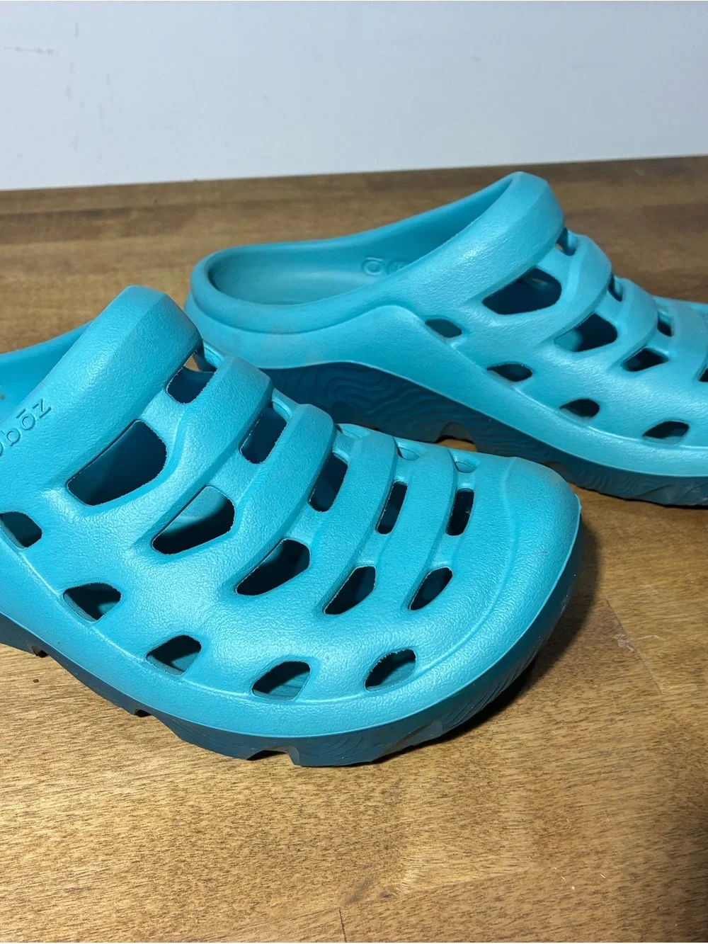 Oboz Whakata Coast Clogs Turquoise Blue W8 M6 Unisex Slip On Shoes